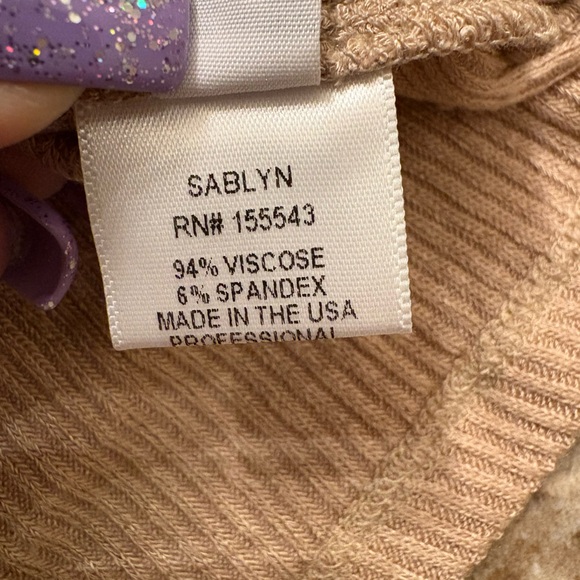 SABLYN Yael Ribbed Tee In Honey Women’s Size Small Short Sleeve - Picture 11 of 12